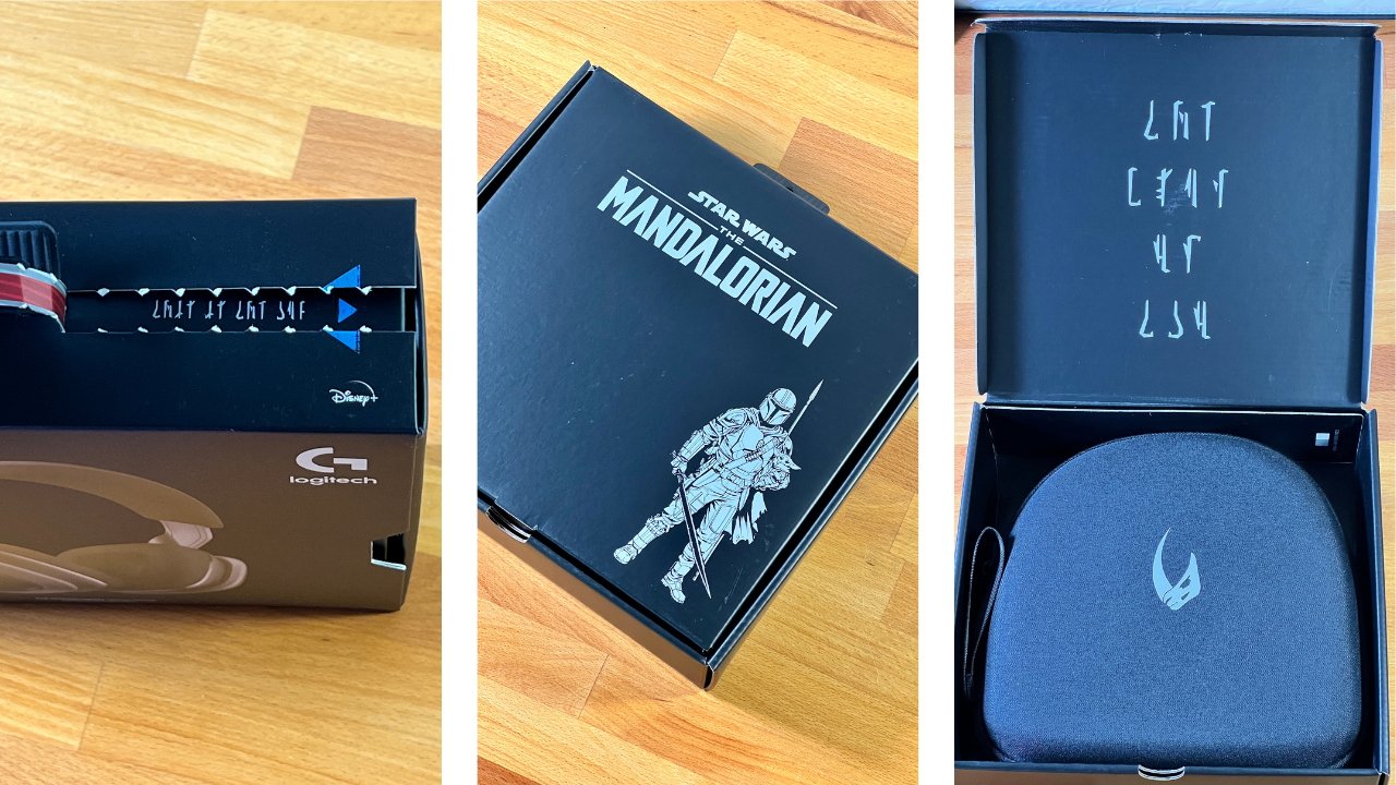 Logitech A30 The Mandalorian Edition bylo zábavné rozbalovat
