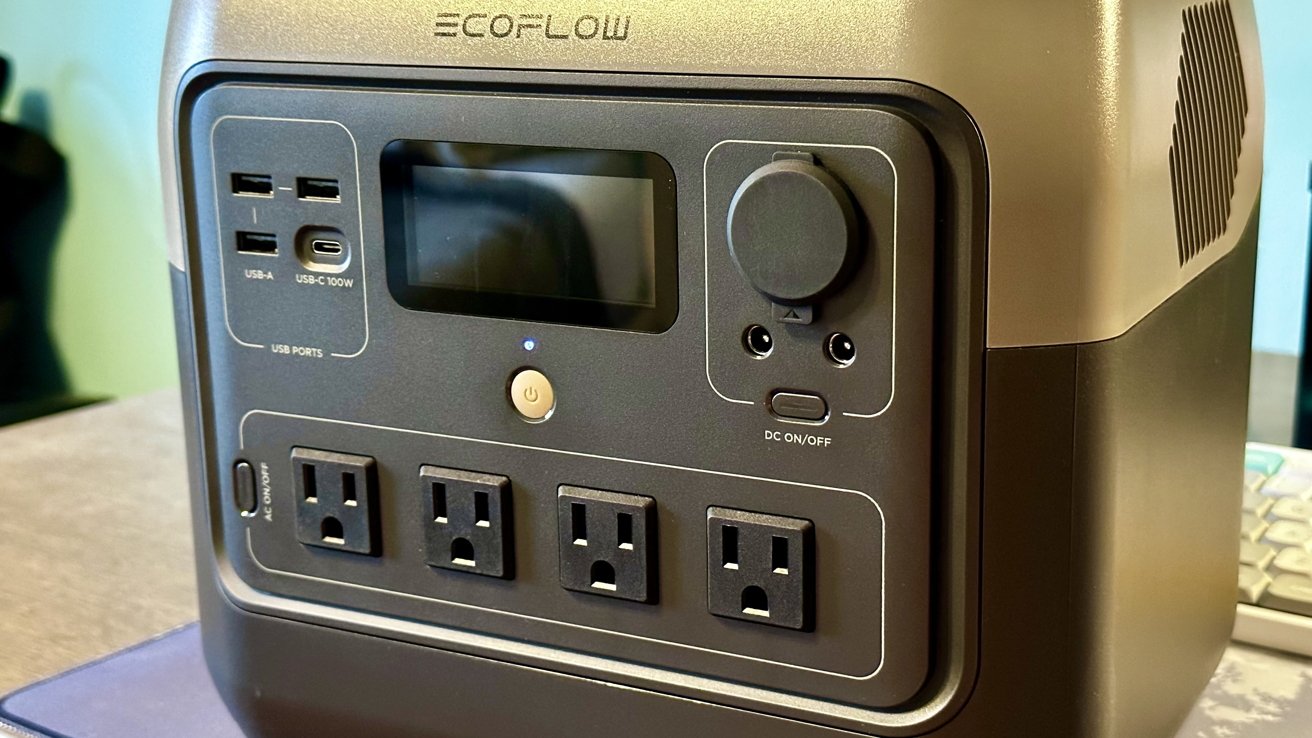Přední porty EcoFlow River 2 Pro