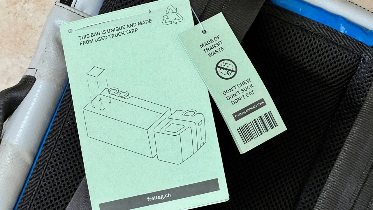 Batoh Freitag Hazzard je ideální pro ekologicky smýšlející uživatele, kterým nevadí cenovka a vůně