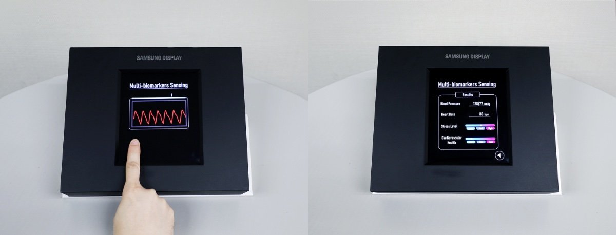 Senzorový OLED displej