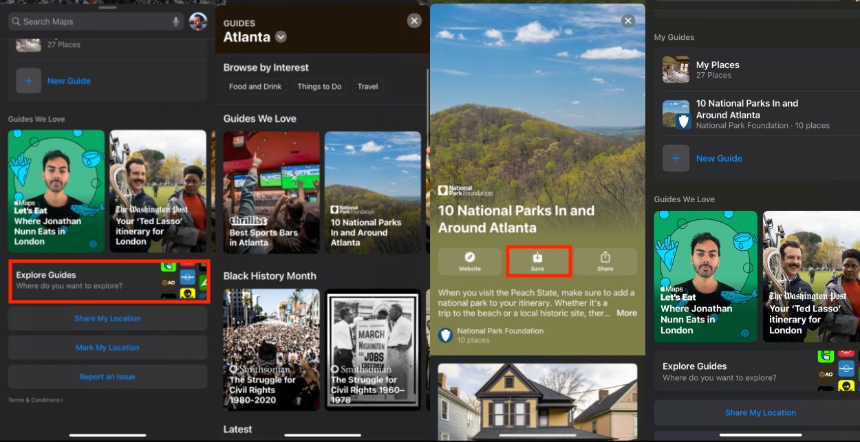 Uložením profesionálního průvodce se k němu můžete snadněji vrátit.