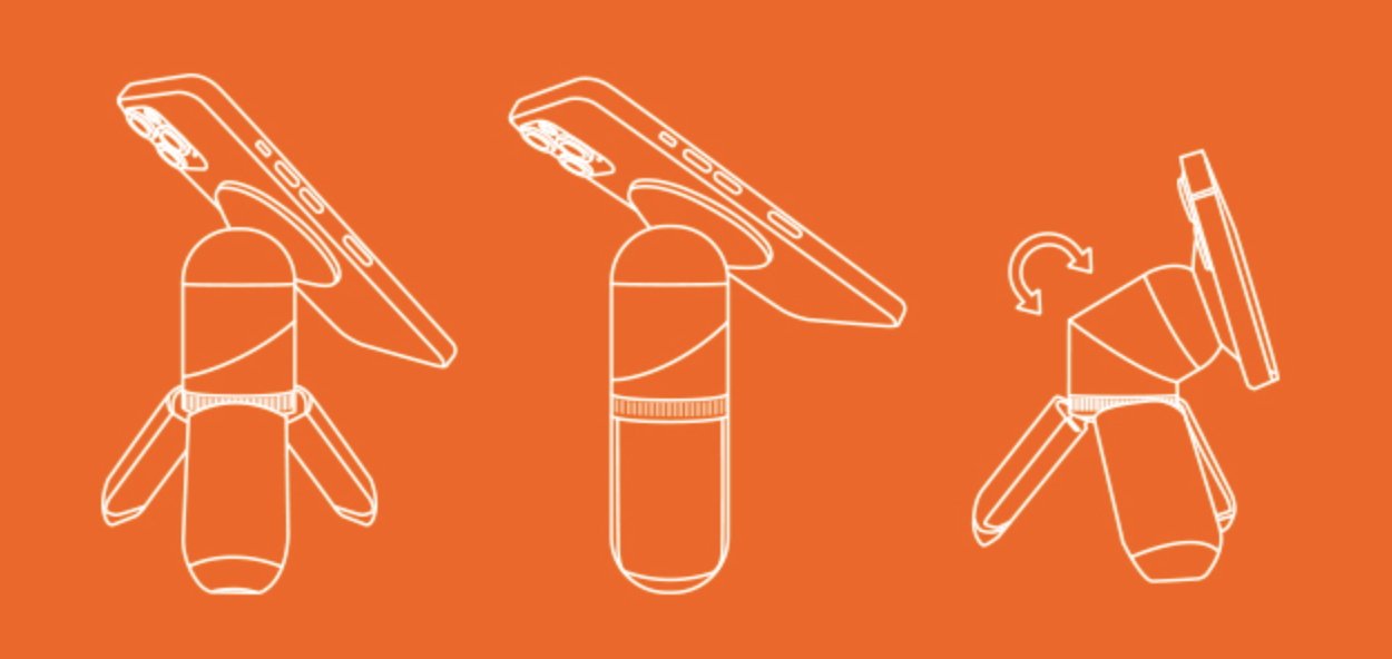 Různé úhly na STM MagPod