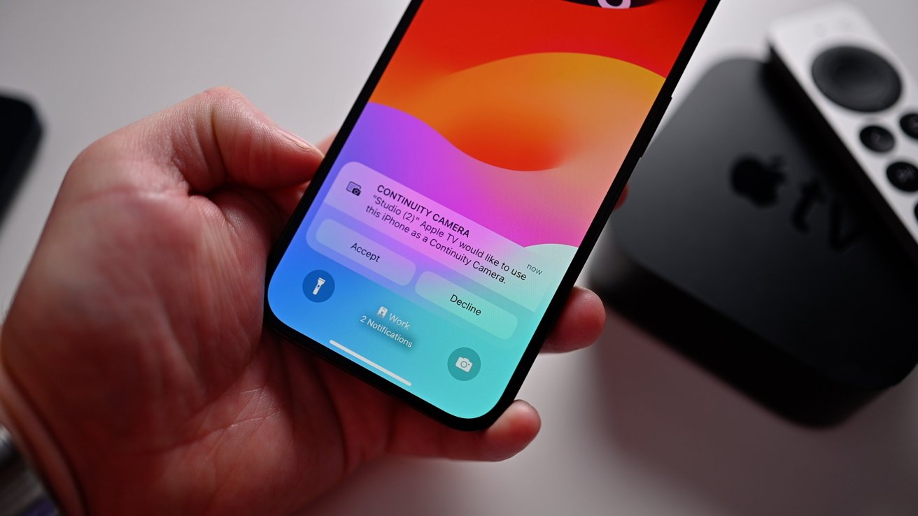 Nepřetržitá výstraha kamery na iPhone