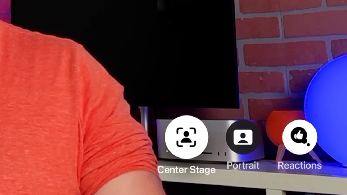 Ovládání FaceTime