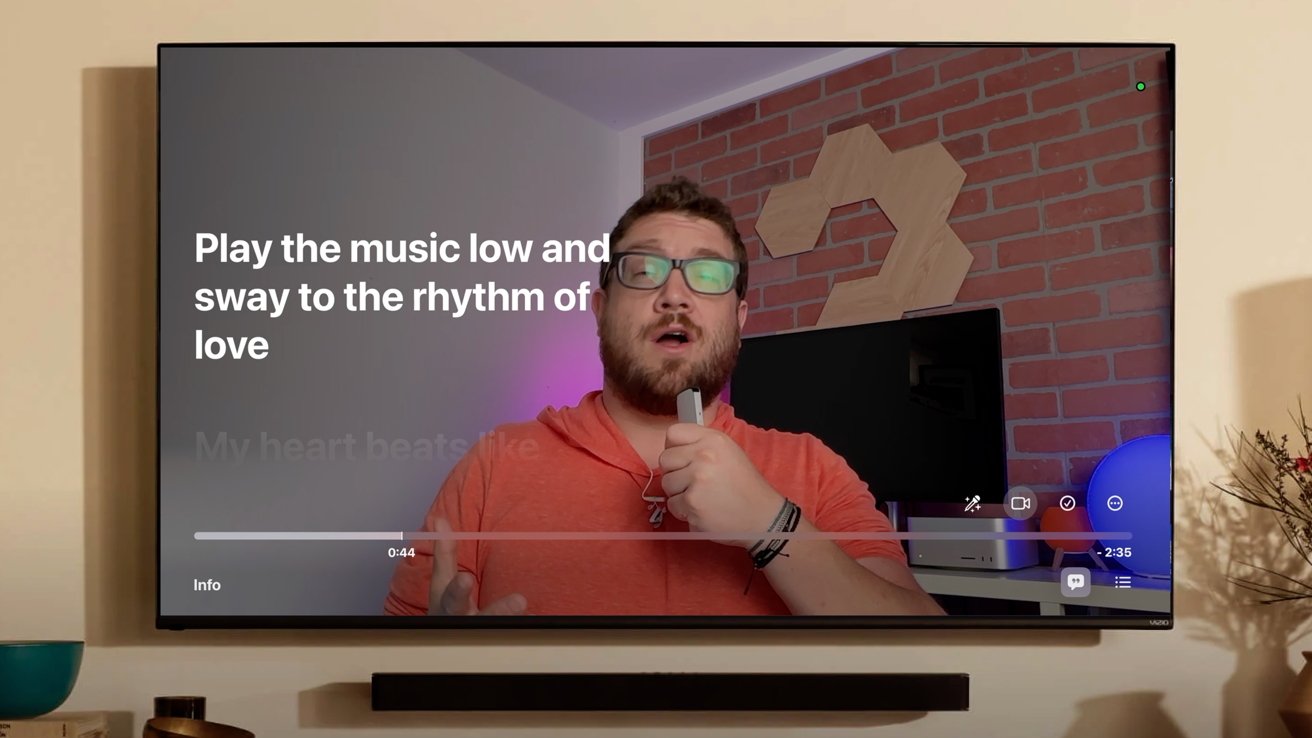 Apple Music Sing s kamerou Continuity