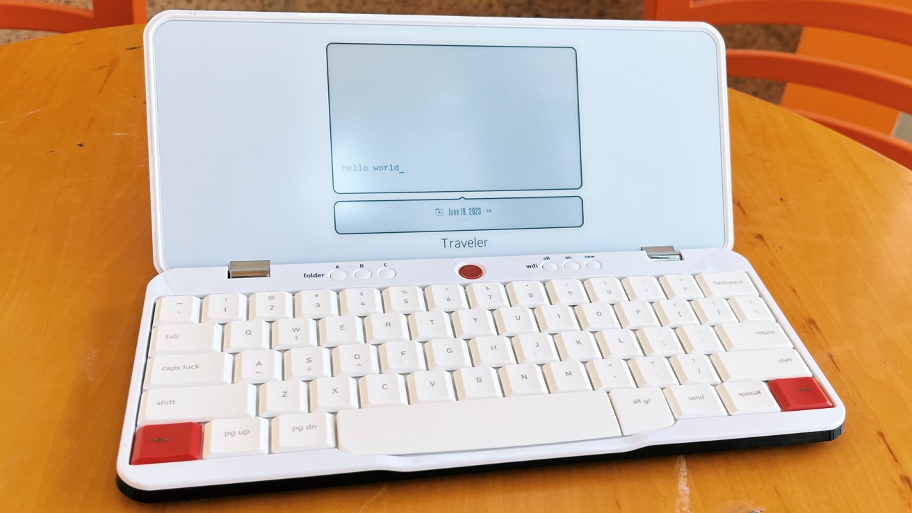 Freewrite Traveler se používá