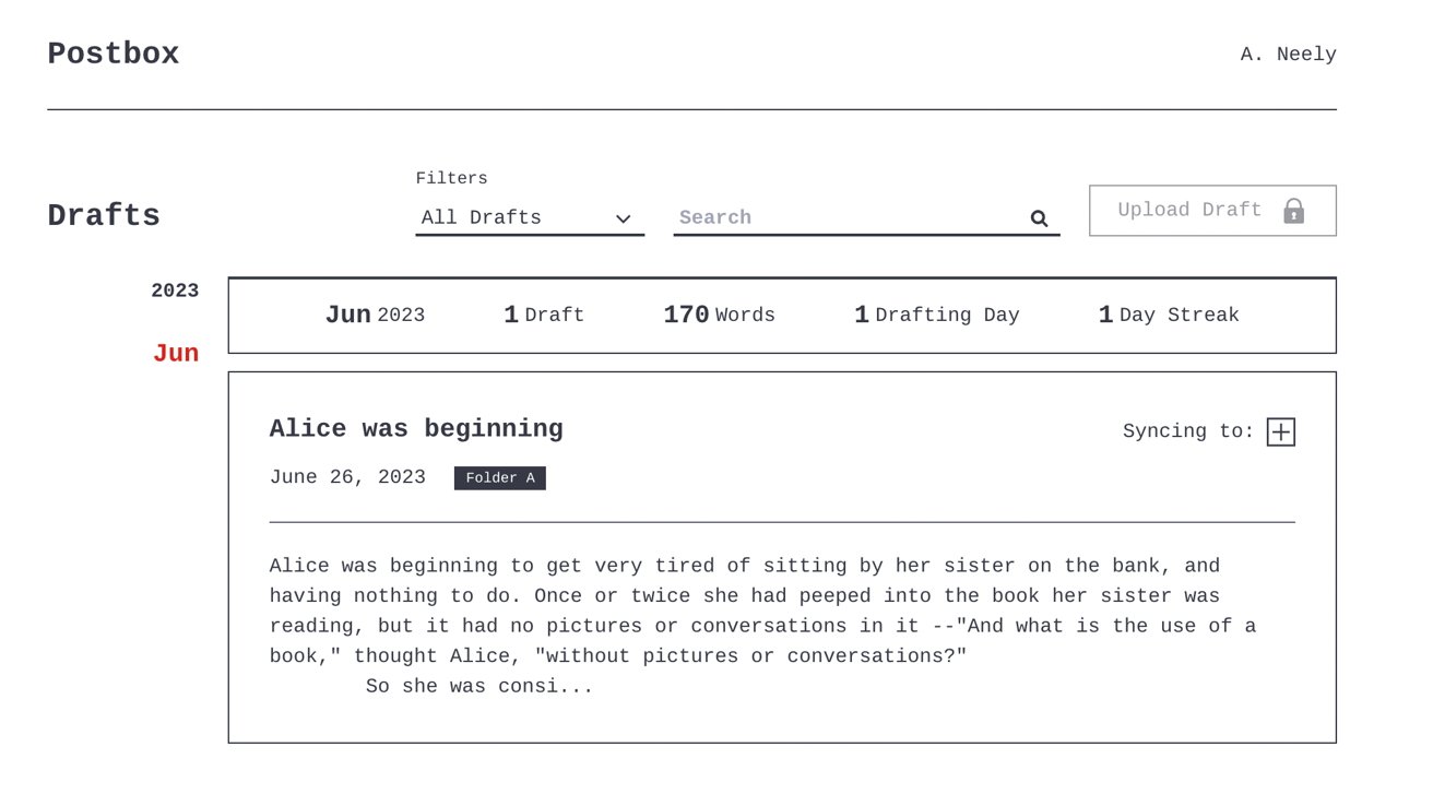 Ke svým konceptům můžete přistupovat z webového rozhraní poštovní schránky