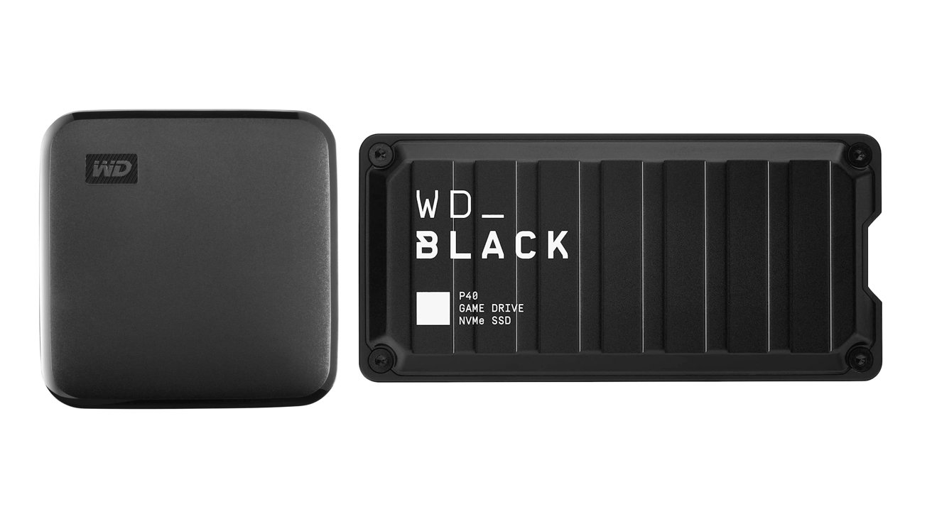 WD Elements SE [left] a WD_Black [right]