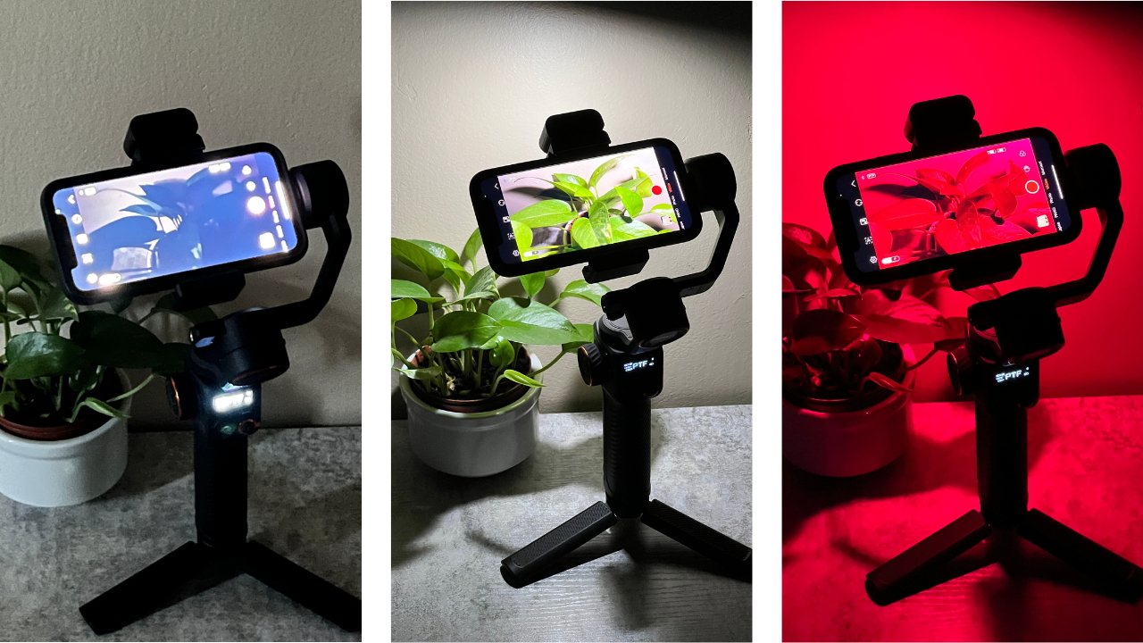 Doplňkové světlo s AI Vision Sensor: s vypnutým, zapnutým a RGB 