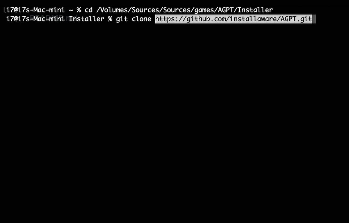 Použijte příkaz git clone.