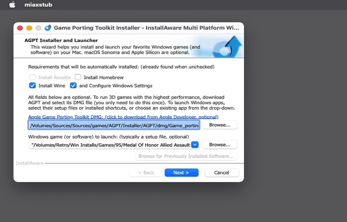 Vyberte aplikaci třetí strany, kterou chcete nainstalovat.