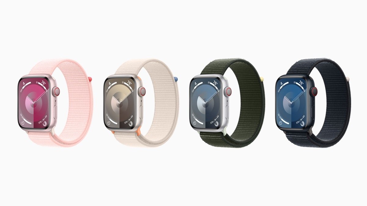 Apple Watch Series 9 mají novou růžovou barvu