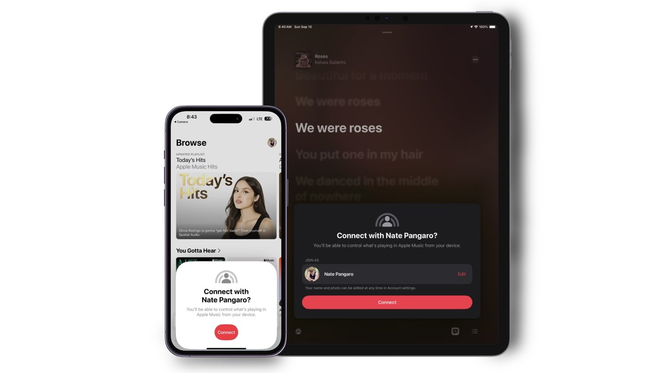 Připojení k relaci SharePlay v CarPlay
