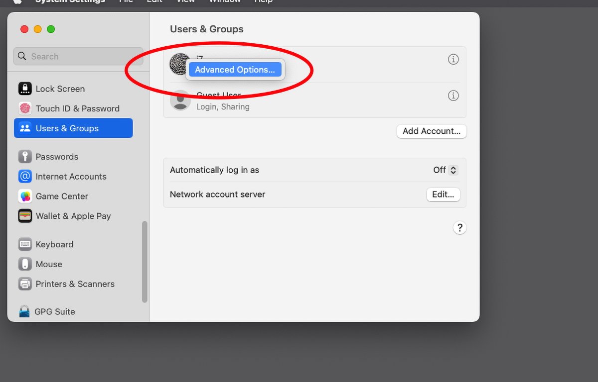 Klepněte se stisknutou klávesou Ctrl na uživatelské jméno.