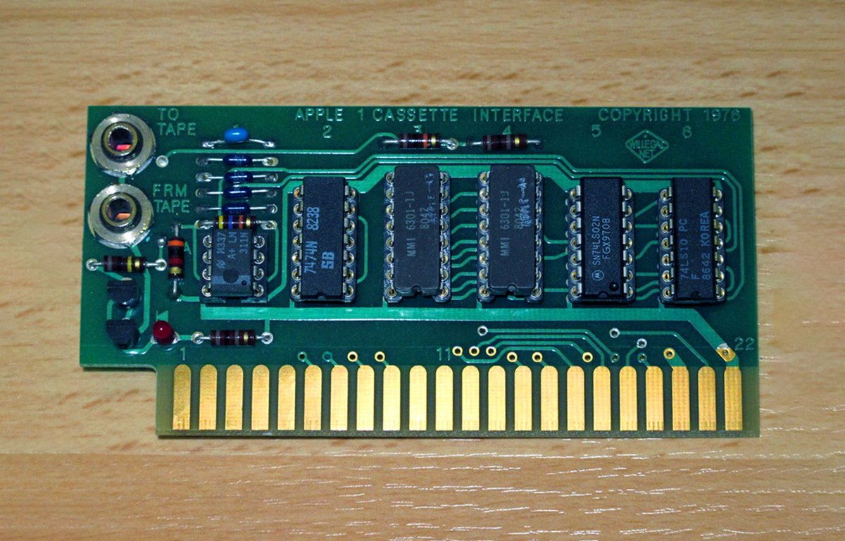 PCB kazety Apple I.
