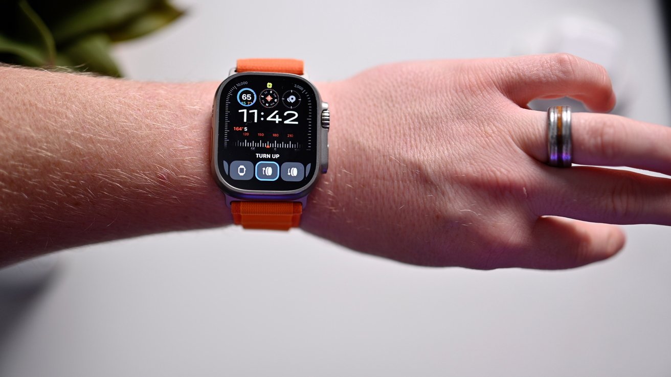 Ovládání hodinek Apple Watch pomocí nabídky akcí AssistiveTouch
