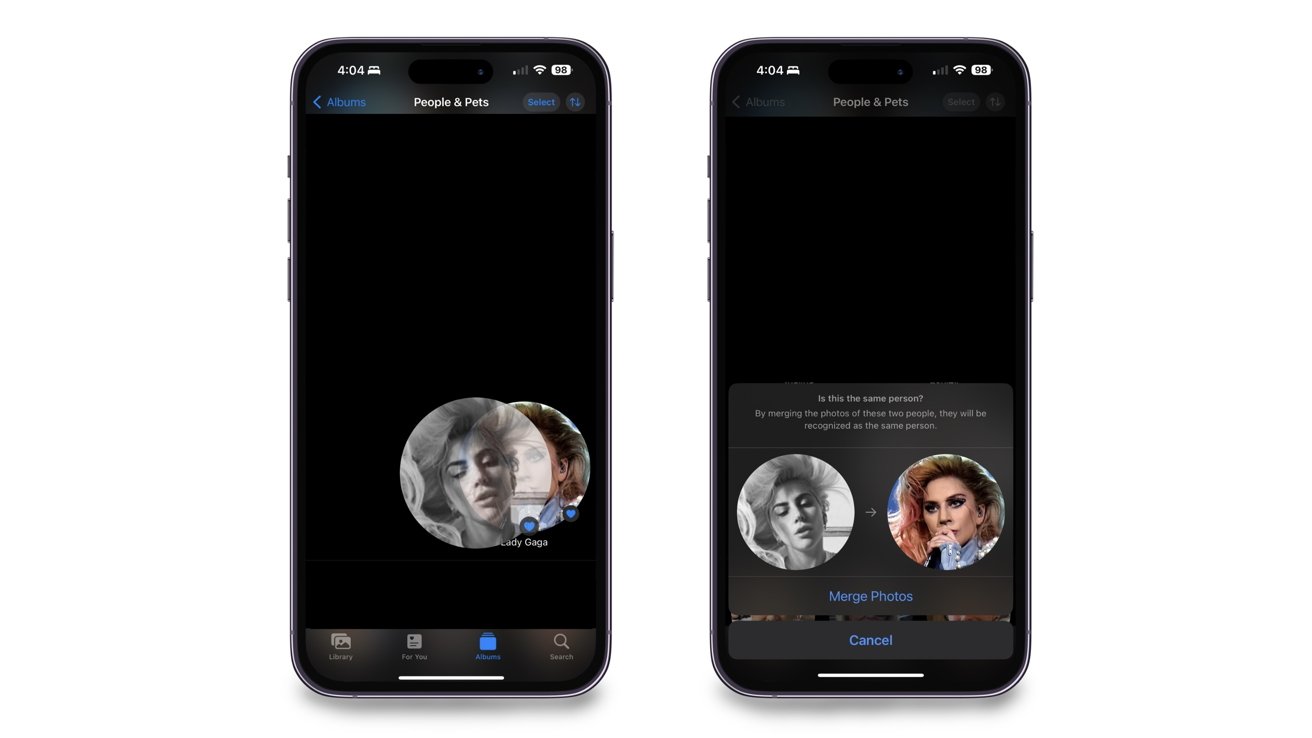 Slučování sbírek dohromady pomocí přetažení