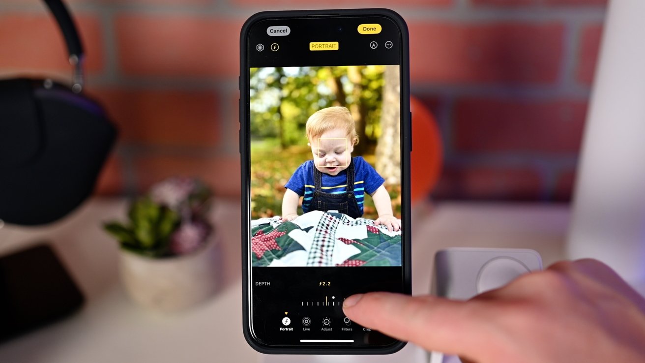 Úprava portrétního snímku