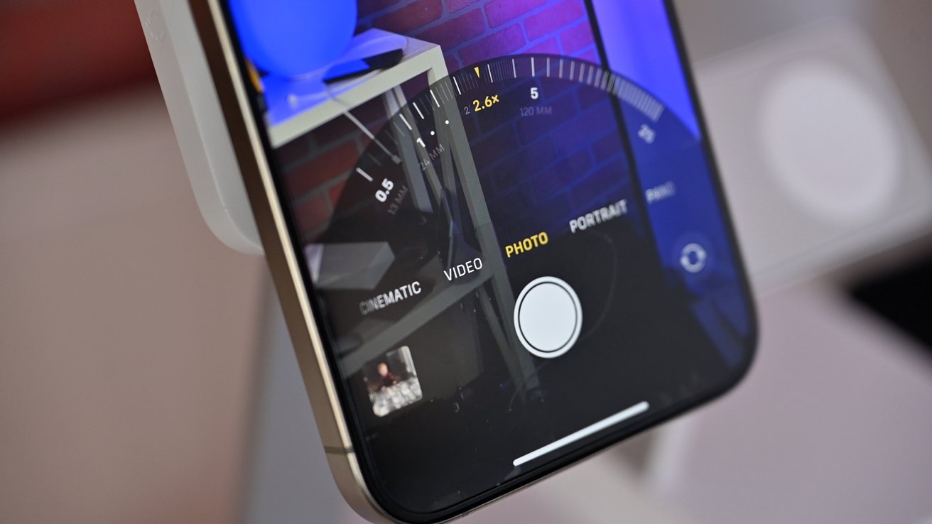 Aplikace fotoaparátu pro iPhone