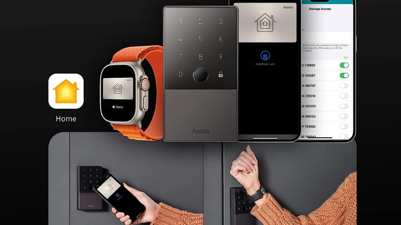 Odemkněte U100 Smart Lock pomocí hodinek Apple Watch nebo iPhone.