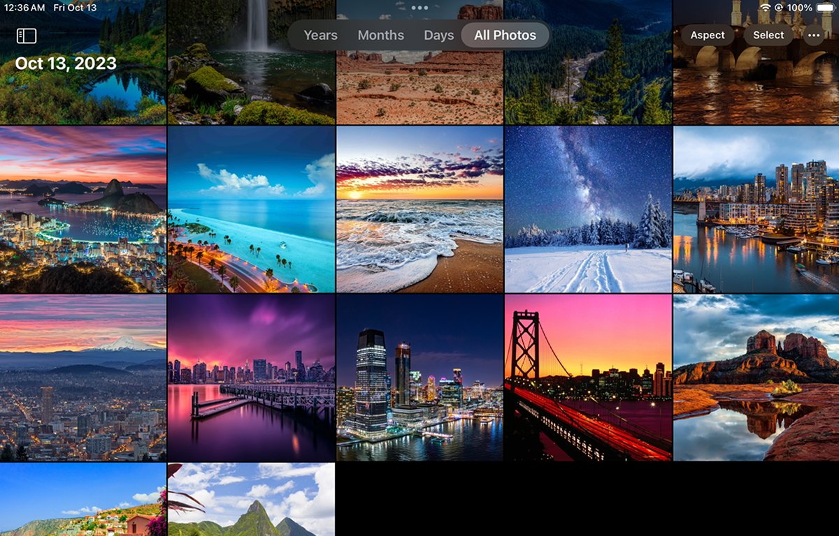 Vyberte fotku klepnutím.