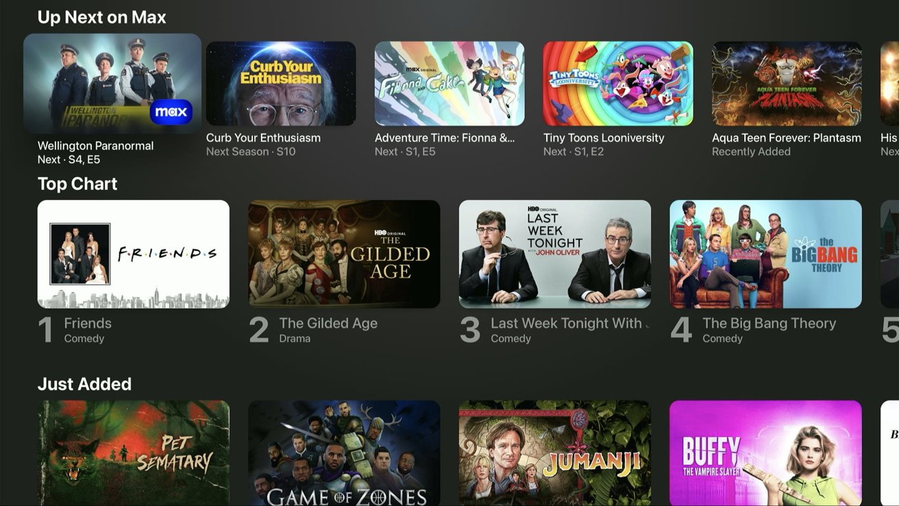 Max dostane vyhrazenou sekci Další