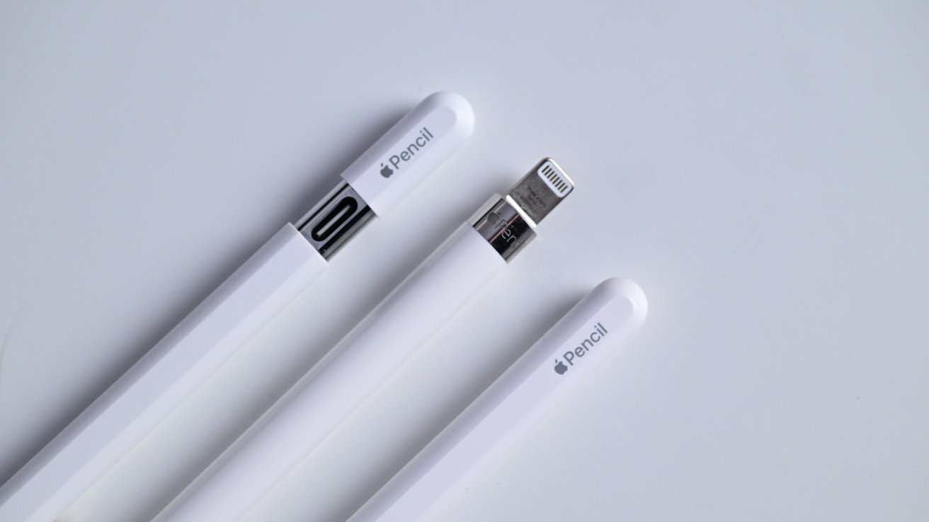 Různé konce různých modelů Apple Pencil