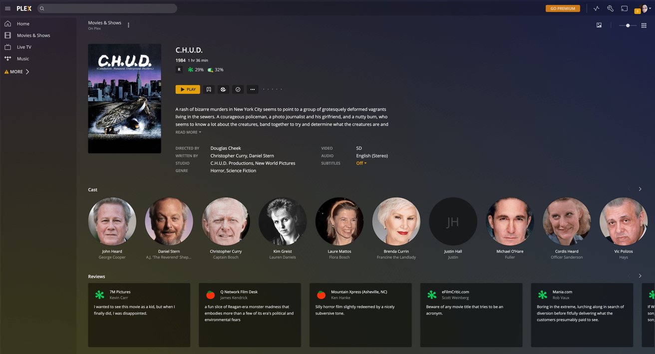 I když budete chtít streamovat svá vlastní média, na Plex je k dispozici značné množství bezplatného obsahu.