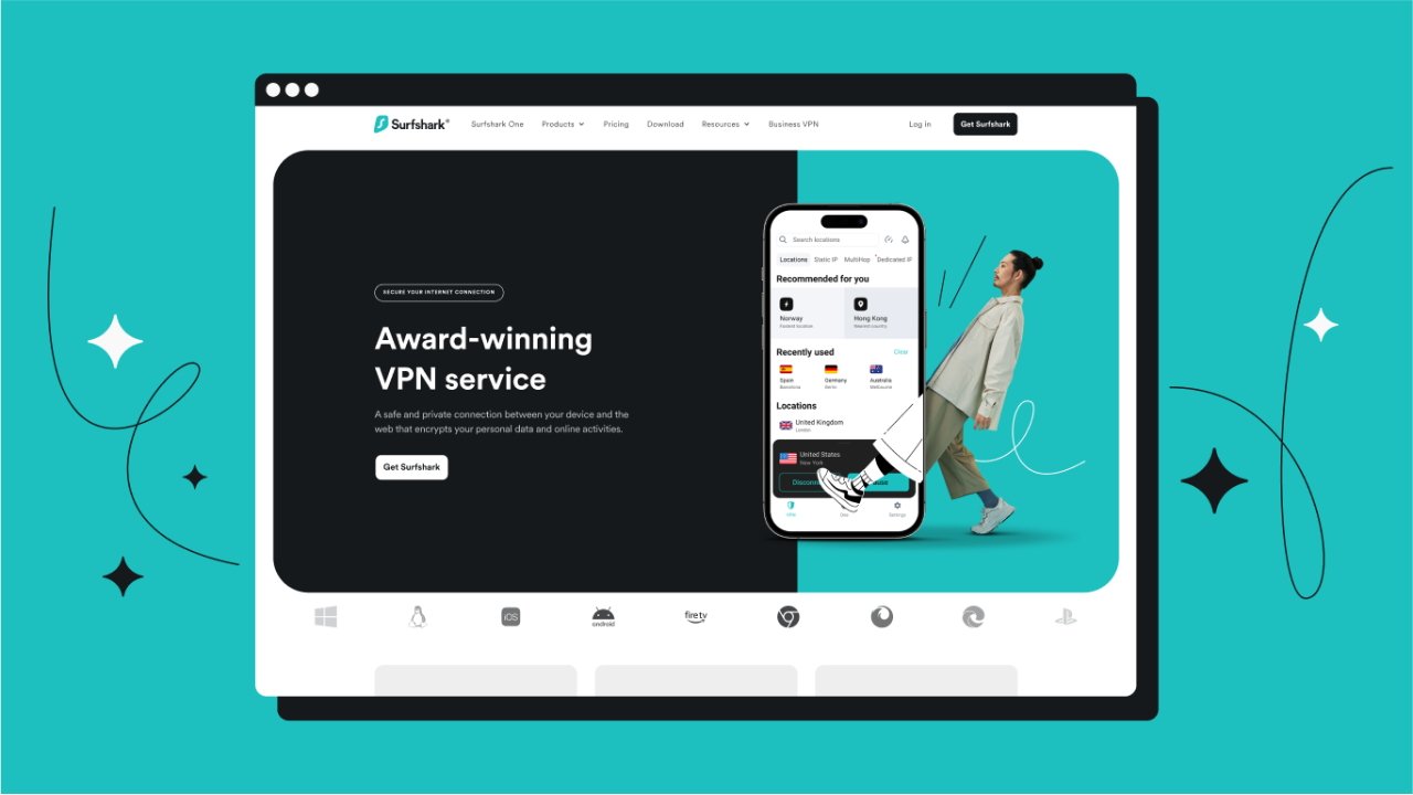 Použijte Surfshark VPN ke zlepšení vašeho internetového zážitku