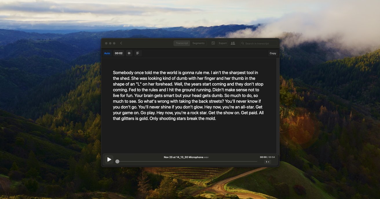 Interpunkční schopnosti OpenAI's Whisper jsou naprosto dokonalé.