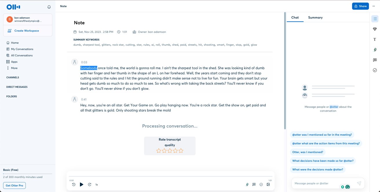 Počáteční přihrávka Vydry může být z hlediska přesnosti trochu flekatá.