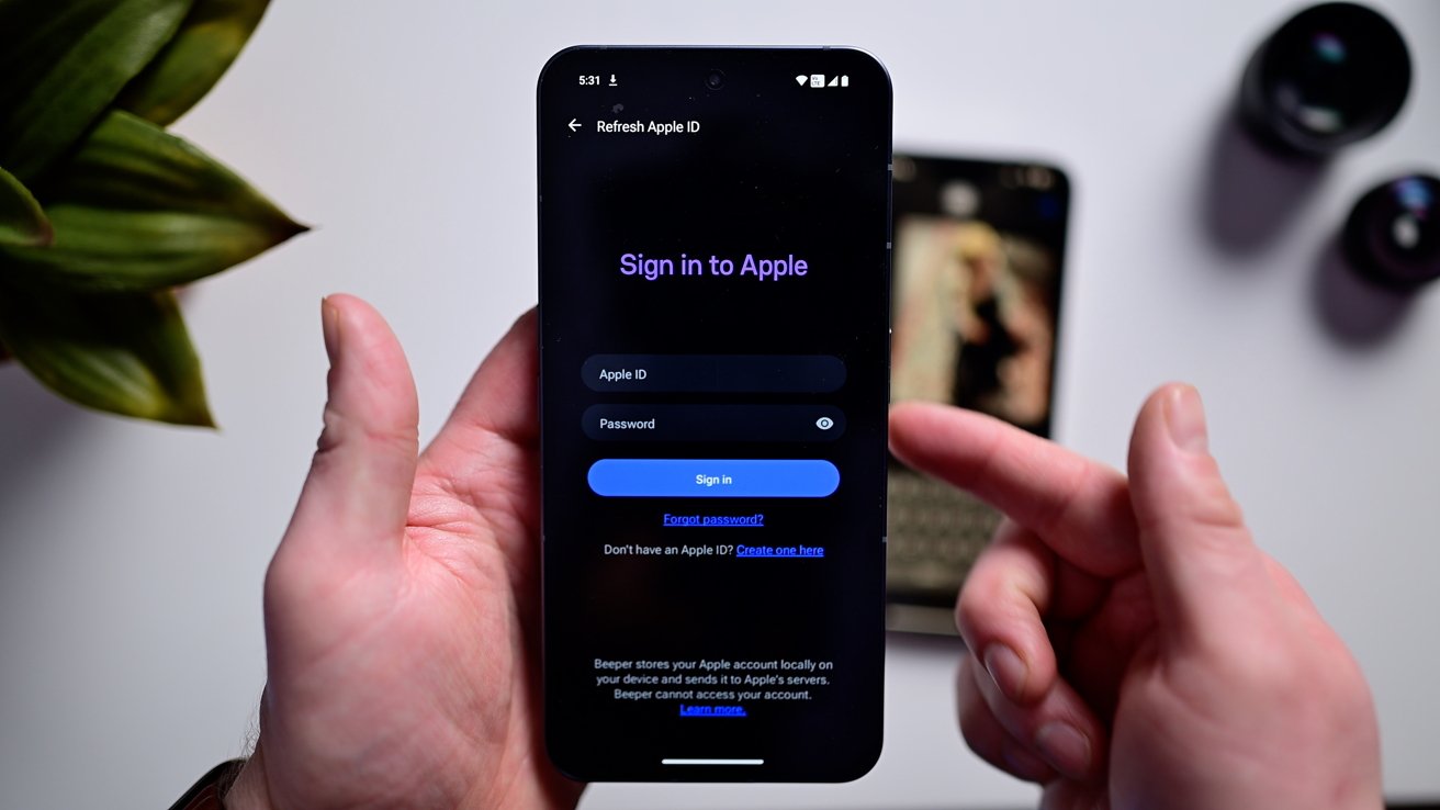 Přihlaste se pomocí Apple ID pro synchronizaci e-mailů a zpráv