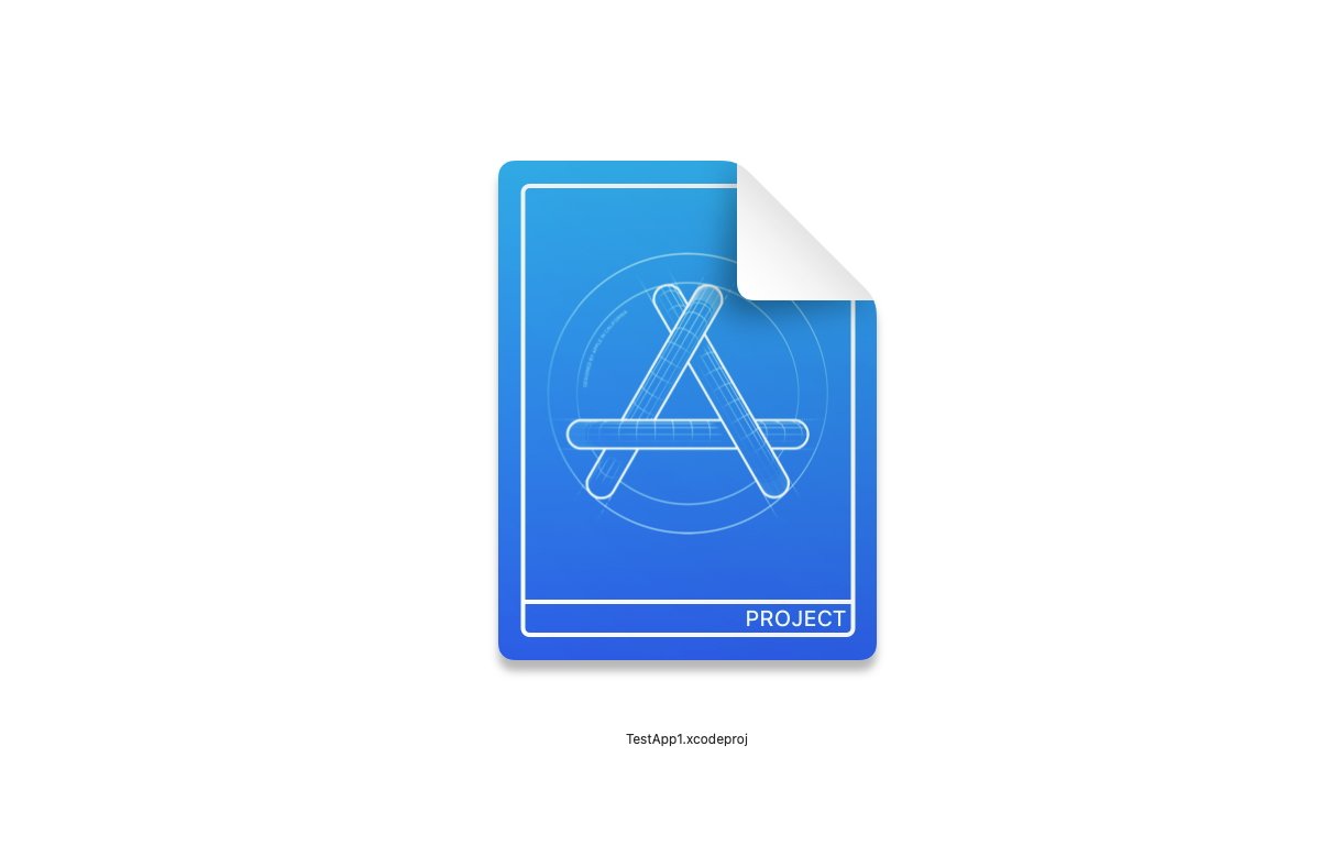 Soubor projektu Xcode.