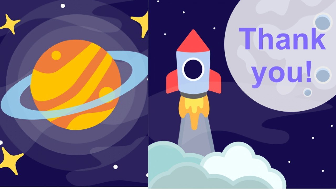 Příklad z testovací aplikace Keyframer společnosti Apple