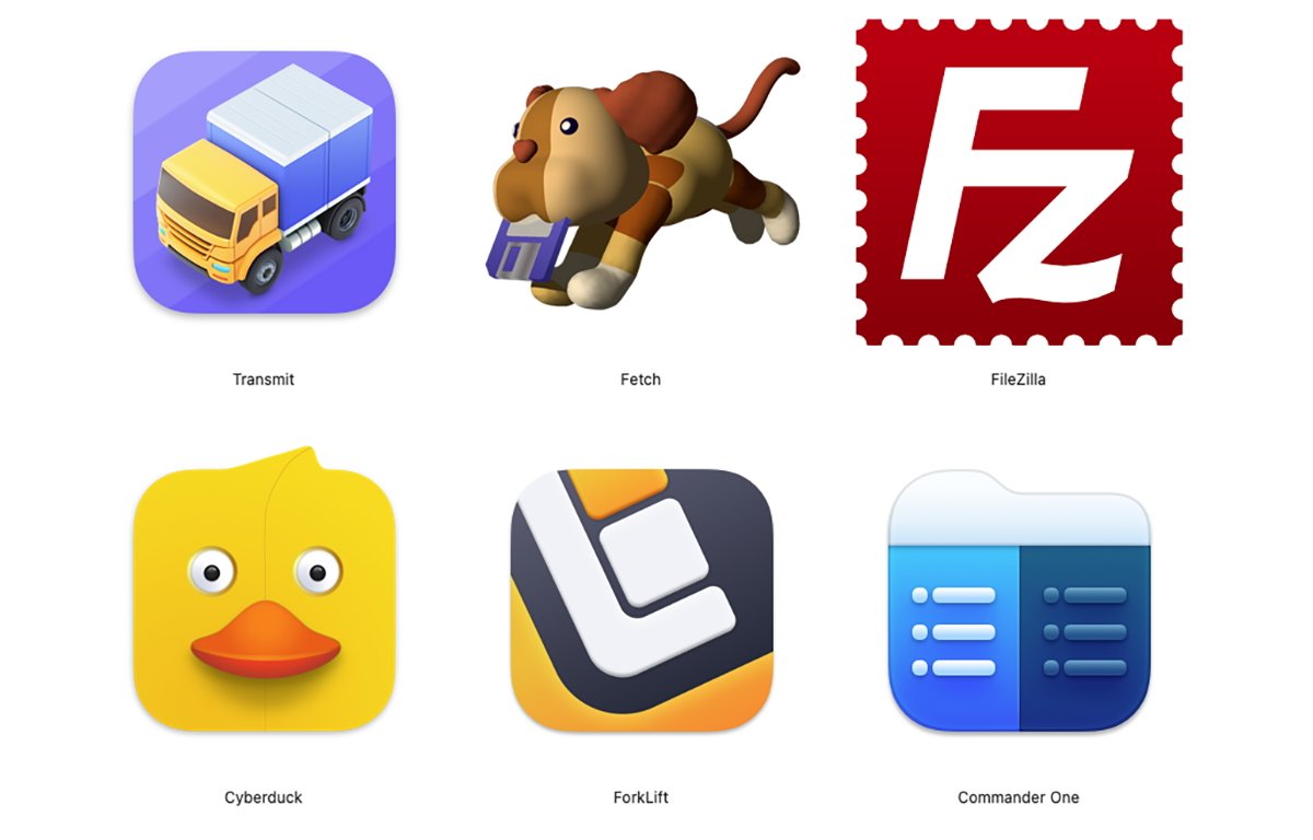 FTP aplikace pro macOS dnes.